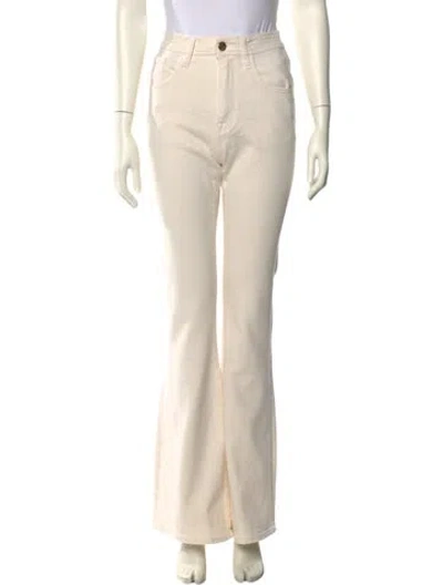 Pre-owned Jacob Cohen High-rise Flared Jeans In Neutral