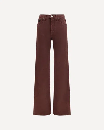 Jacob Cohen High-rise Straight-leg Jeans In Brown