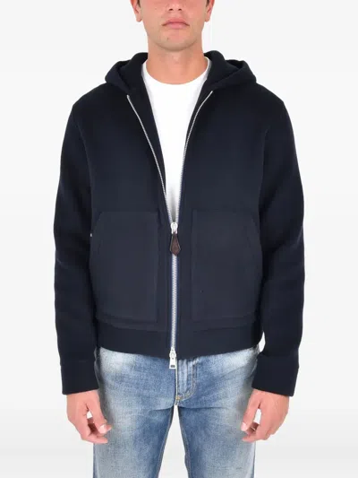 JACOB COHEN HOODED ZIP-UP JACKET