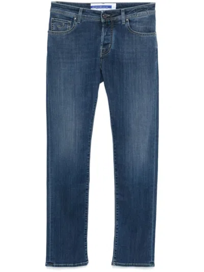 JACOB COHEN JACOB COHEN INDIGO BLUE DENIM JEANS