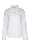 Jacob Cohen Collared Long Sleeves Patch Detail Jacket In White