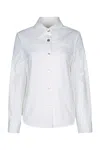 Jacob Cohen Collared Long Sleeves Patch Detail Jacket In White