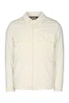 Jacob Cohen Light Jacket Velluto Str. Tinto Reattivo In White