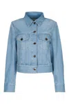 Jacob Cohen Long Sleeve Denim Jacket In Mediumblu