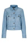 Jacob Cohen Long Sleeve Denim Jacket In Mediumblu
