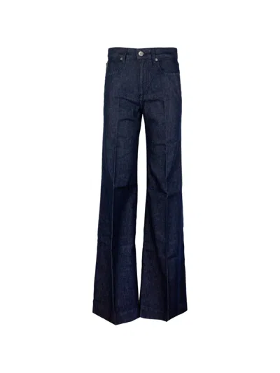 Jacob Cohen Jackie Pressed-crease Flared Jeans In Blue