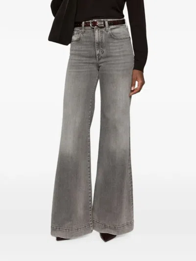 Jacob Cohen Jackie Wide-leg Jeans In Grau