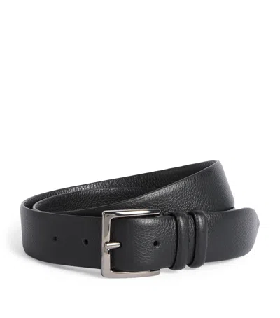 Jacob Cohen Jacob Cohën Leather Buckle Belt In Black