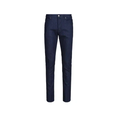 Jacob Cohen Jean Coupe Slim En Coton Mélangé In Blue