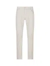 Jacob Cohen Cotton Blend Trousers In White