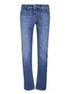 Jacob Cohen Blue Cotton Slim Men Jeans In Blue