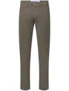 Jacob Cohen Medium Grey Strecth Cotton Jeans In Green
