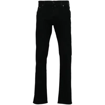 Jacob Cohen 5 Pkt Slim Fit Nick Tr Twill Blu Jeans Blue In Black