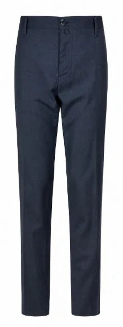 Jacob Cohen Logo-patch Tailored-cut Jeans In Blue
