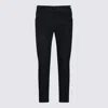 Jacob Cohen Straight Leg Trousers With Belt Loops And Pockets In Black
