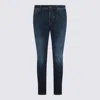 Jacob Cohen Straight Fit Trousers Belt Loops In Blue