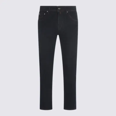 JACOB COHEN JACOB COHEN DARK BLUE DENIM JEANS