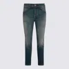 Jacob Cohen Straight Five-pocket Trousers Featuring Belt Loops In Blue