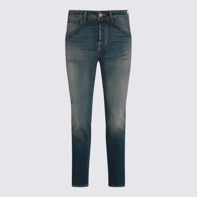 Jacob Cohen Straight Five-pocket Trousers Featuring Belt Loops In Black