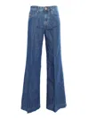 Jacob Cohen Blue Flared Jeans In Blue