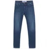 Jacob Cohen Belt Loop Denim Trousers In Blue