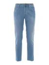 Jacob Cohen Light Blue Slim Jeans In Blue