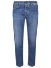 Jacob Cohen 5 Pockets Denim Pants In Blue