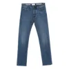 Jacob Cohen Slim Fit Nick Vintage Pants In Blue