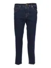 Jacob Cohen 5-pkt Cropped Slim-fit Pants Scott In Blue
