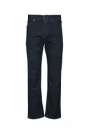 Jacob Cohen Five-pocket Denim Trousers Featuring Belt Loops In Blue