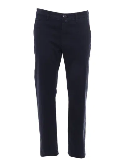 Jacob Cohen Button Trousers In Black