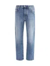 Jacob Cohen Blue Cotton Relaxed Fit Jeans In Blue