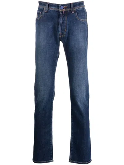 Jacob Cohen Cotton Elastane Jeans In Blue