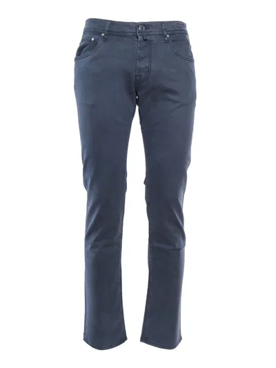 Jacob Cohen 5 Pockets Trousers In Blue