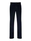 Jacob Cohen Slim-fit Corduroy Trousers In Blue
