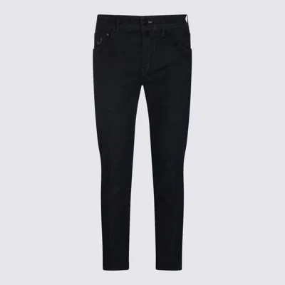 Jacob Cohen Jeans Blue And Green In Black