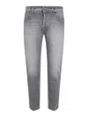 Jacob Cohen Slim Cropped 5 Pocket Trousers In Negro