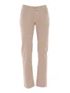 Jacob Cohen Nick Slim Fit Pants In Brown