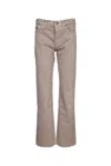 Jacob Cohen Denim Trousers Belt Loops In Pink