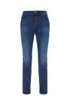 Jacob Cohen Denim Trousers Belt Loops Faded Effect In Blue