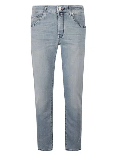 Jacob Cohen Skinny Fit Jeans In Grey