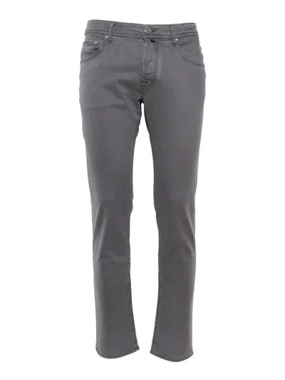 Jacob Cohen 5 Pockets Trousers In Grey