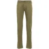 Jacob Cohen Logo-patch Trousers In Green