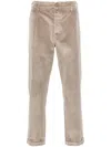 Jacob Cohen Men Crop Slim Single Pence Henry Pant In Grey
