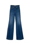 Jacob Cohen Looped Waistband Wide-leg Trousers In Grey