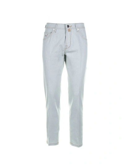 Jacob Cohen Jeans In Light Denim In Azzurro