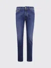 Jacob Cohen "pant 5 Pockets Slim Fit Bard V1" Denim In Blue