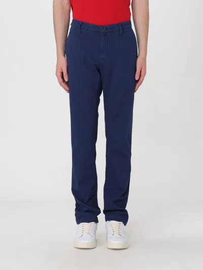 Jacob Cohen Bard Logo Patch Mid-rise Jeans In Blue