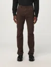 Jacob Cohen Button-fly Trousers In Brown