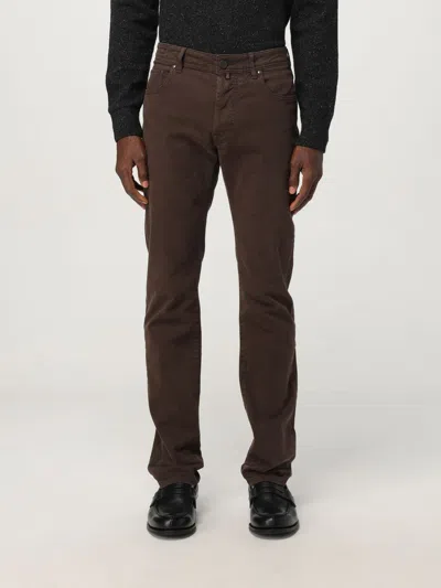 JACOB COHEN JEANS JACOB COHEN MEN COLOR BROWN,H25077032